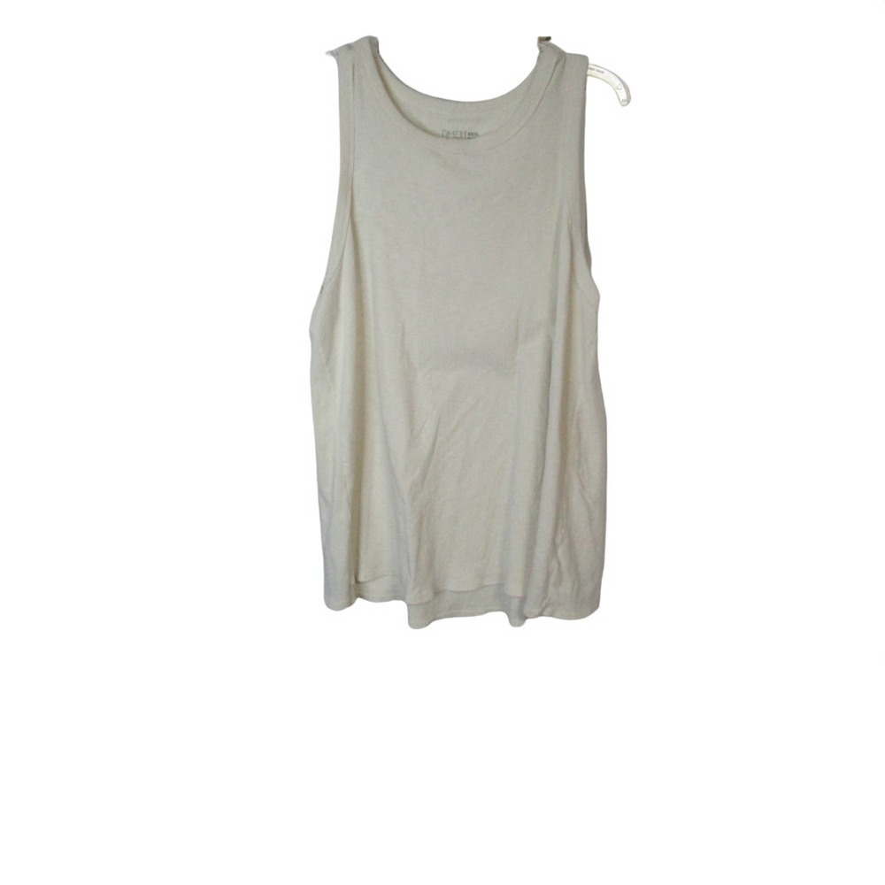 Time and Tru XXXL White Tank Top